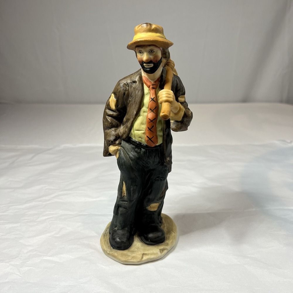 Vintage Emmet Kelly Jr.‎ Hobo Clown Figurine "Weary Willie" 8.5" Tall